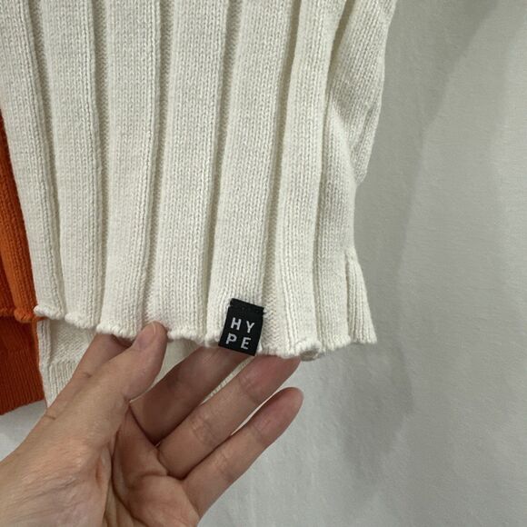 Hype And Vice University Of Tennessee Vols Orange White Ribbed Sweater Vest XS - Picture 5 of 8